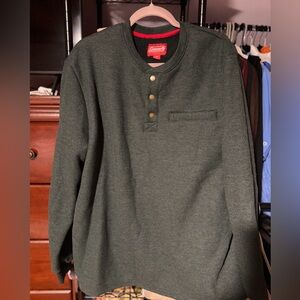 Coleman Men’s Sherpa Lined Waffle Henley Shirt